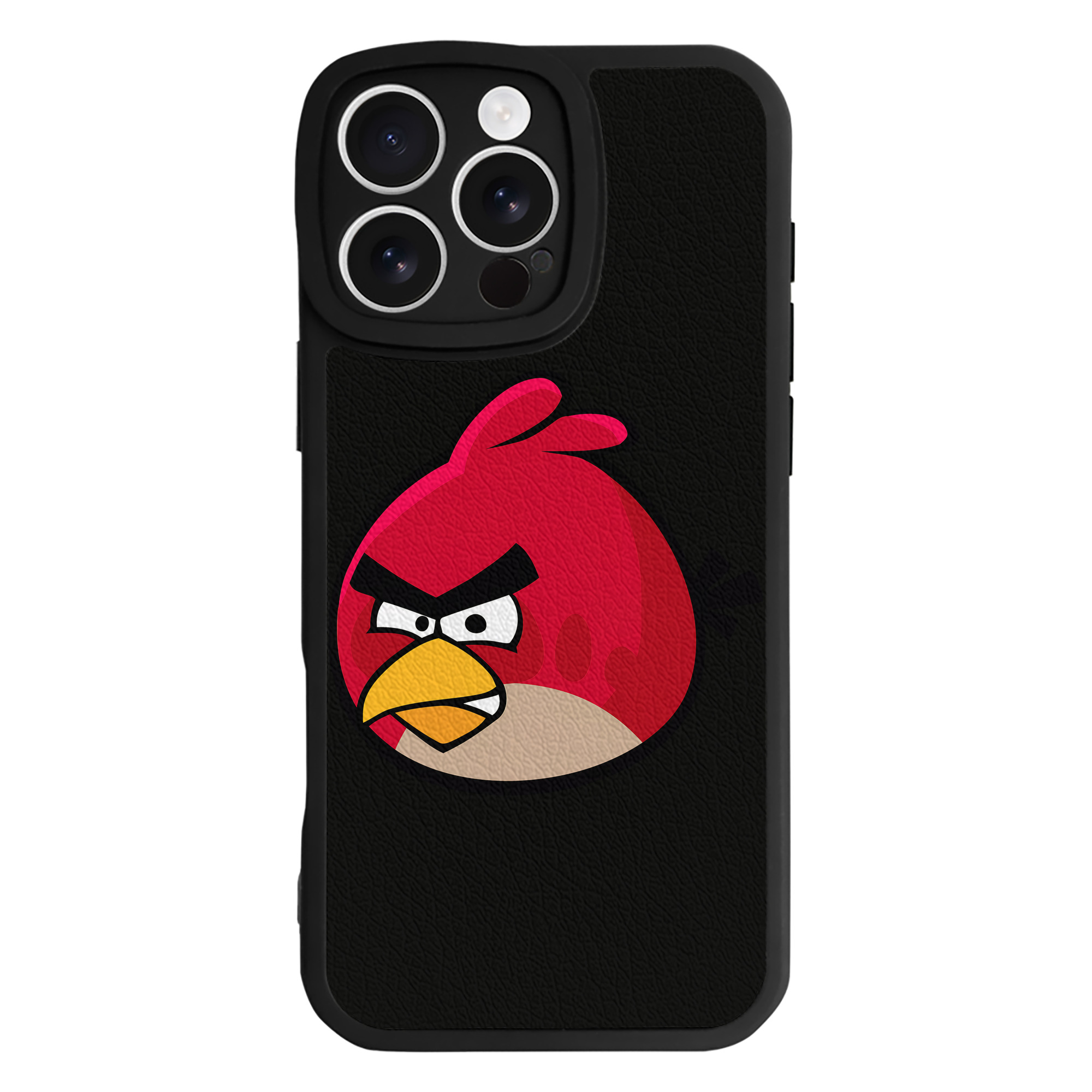 （画像用） Angry Birds アングリーバード 【iPhone 16シリーズ対応】シリコンスマホケース（レザー調） 材質：シリコン